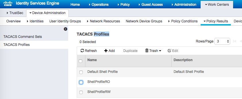 ISE-tacacs-profile-shell-profiles